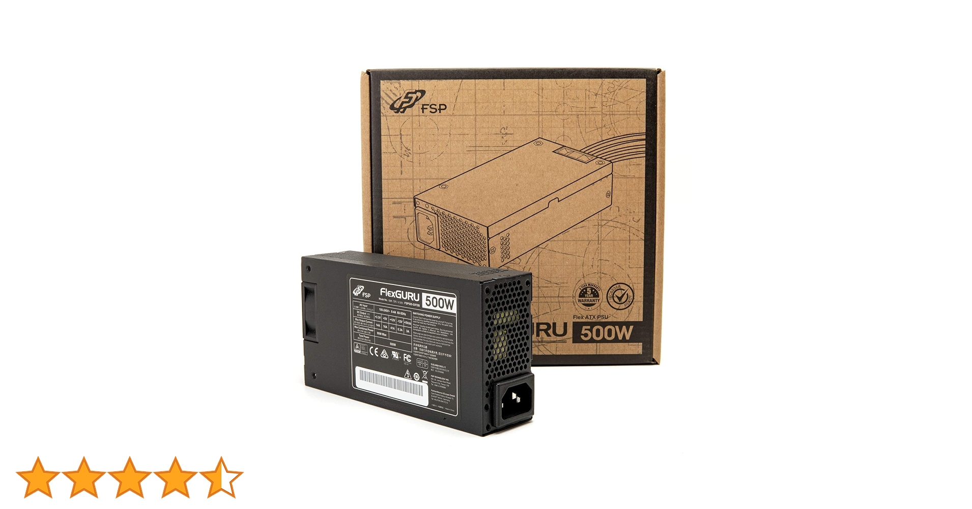 Amazon | FSP Mini ITX ソリューション/Flex ATX 500W 効率≥90